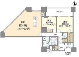 ドゥ・トゥール 52階 間取り図