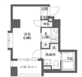 ムーブメンツ西早稲田 404 間取り図