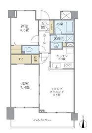 プレミアコンフォート高井戸 507 間取り図
