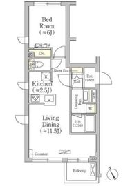アビティ下高井戸 204 間取り図
