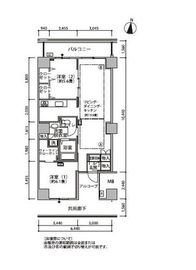 東雲キャナルコートCODAN 21-202 間取り図
