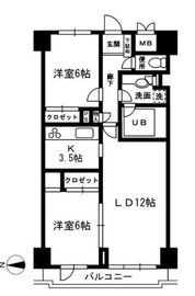 レジディア目白 806 間取り図