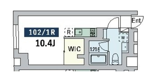 グランデュオ富ヶ谷3 (GranDuo TomigayaⅢ) 102 間取り図