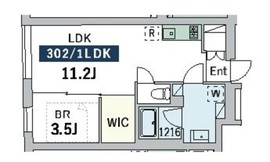 グランデュオ富ヶ谷3 (GranDuo TomigayaⅢ) 302 間取り図