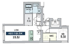 グランデュオ富ヶ谷3 (GranDuo TomigayaⅢ) 402 間取り図