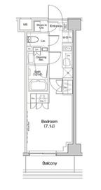 ザ・パークハビオ下北沢 503 間取り図