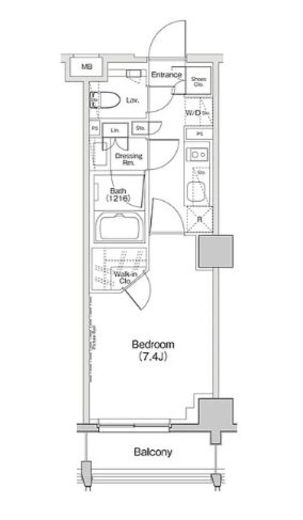 ザ・パークハビオ下北沢 311 間取り図