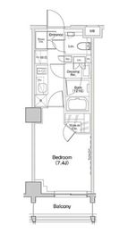 ザ・パークハビオ下北沢 210 間取り図