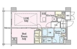MAISON SENZOKUIKE 206 間取り図