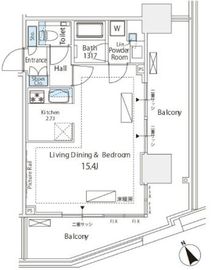 シティタワー新宿 3階 間取り図