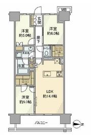 猿江恩賜公園レジデンス 11階 間取り図