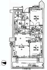 パークホームズ品川ザ レジデンス 5階 間取り図