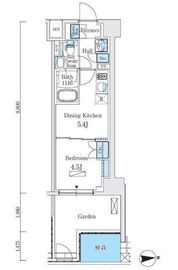 テラス大鳥居エアーズ 101 間取り図