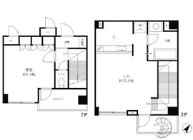 イデールームズ上原 202 間取り図