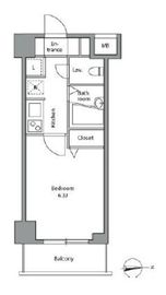 レジディア上落合 310 間取り図