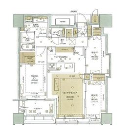 白金ザ・スカイ 16階 間取り図