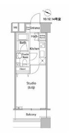 ファーストリアルタワー新宿 512 間取り図