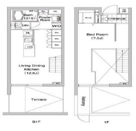 コンフォリア早稲田 114 間取り図