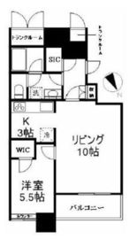 ザ・タワーズ台場 ウエスト 6階 間取り図
