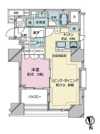 シティタワー白金 7階 間取り図