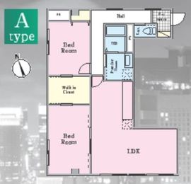 ジョイヴィレッジ市ヶ谷 306 間取り図