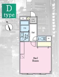 ジョイヴィレッジ市ヶ谷 303 間取り図