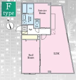 ジョイヴィレッジ市ヶ谷 201 間取り図