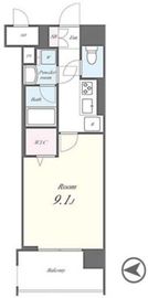 N's PARK Residence 高田馬場 501 間取り図