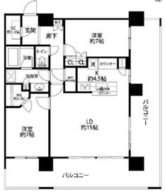 アーバンドックパークシティ豊洲タワー 29階 間取り図