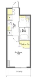 プライムメゾン初台 702 間取り図