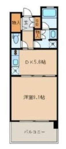 グランドテラス新宿 4階 間取り図