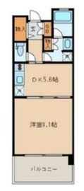 グランドテラス新宿 4階 間取り図