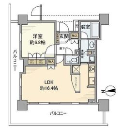 ライオンズタワー上野黒門町 11階 間取り図