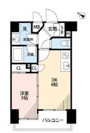 エクセルシオール渋谷 6階 間取り図