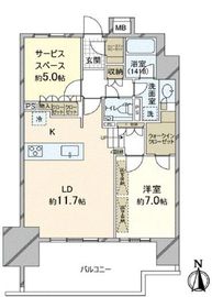 アトラス池尻レジデンス 1階 間取り図