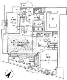 ベリスタ人形町 12階 間取り図