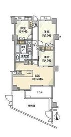ブランズ武蔵小杉 1階 間取り図