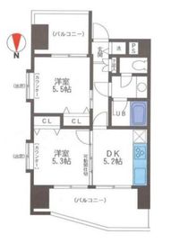 タワービューアリーズ錦糸町 301 間取り図
