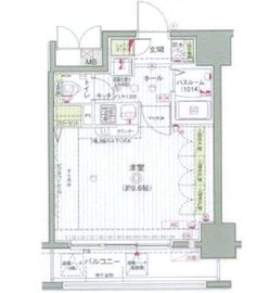 エステムプラザ品川駅前5th Avenue 6階 間取り図