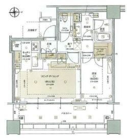 白金ザ・スカイ 17階 間取り図