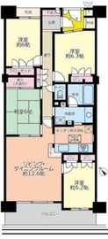 ルネベイグランデ越中島 2階 間取り図