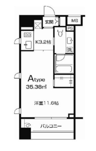 TLRレジデンス両国 901 間取り図