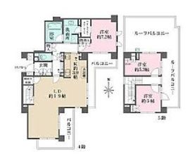 グランシーナ目白台 4階 間取り図
