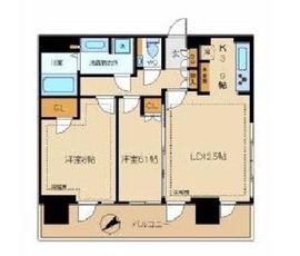 シティタワー新宿 18階 間取り図