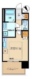 シティタワー新宿 6階 間取り図