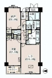 南麻布パークホームズ 2階 間取り図