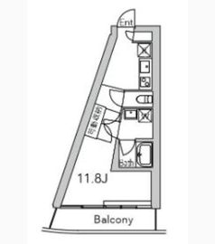 グランデュオ代々木2 (GranDuo YoyogiⅡ) 205 間取り図