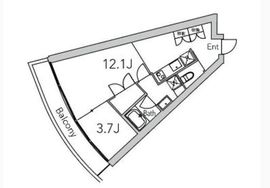 グランデュオ代々木2 (GranDuo YoyogiⅡ) 401 間取り図