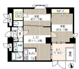 グリーンコート 704 間取り図