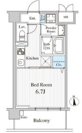 calm minowa （カルム三ノ輪） 206 間取り図